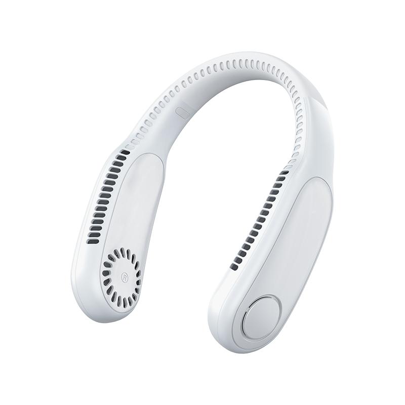 CoreFlow™ Rechargeable Bladeless Neck Fan | 4-Speed Hands-Free Cooling